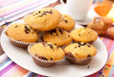 Muffin con cioccolato kinder