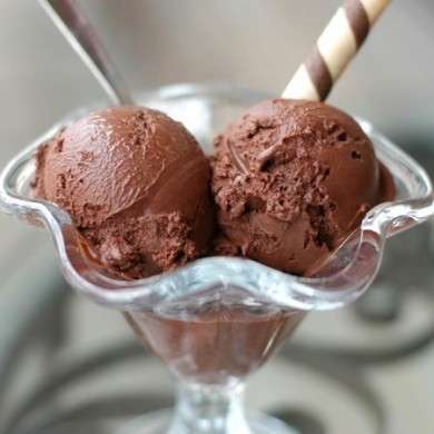 Sorbetto al cioccolato