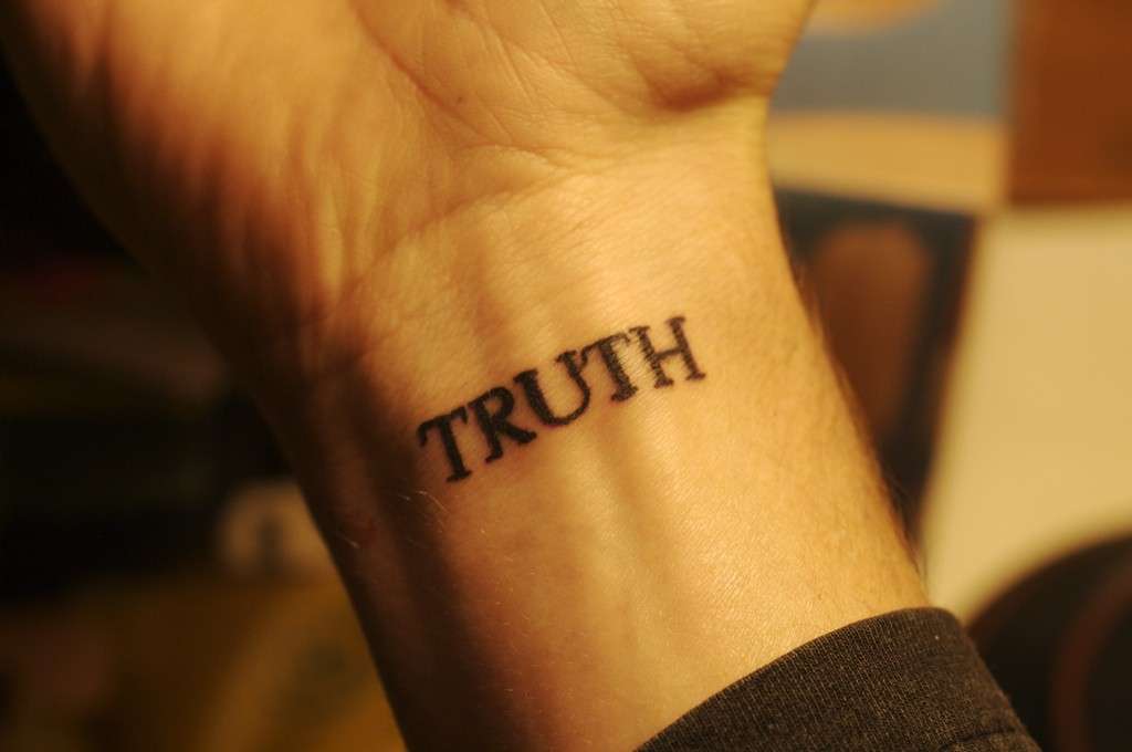 tatuaggio sulla verità