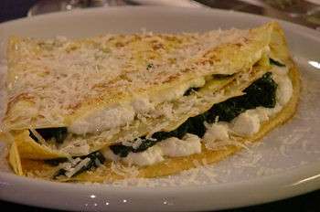 crepe ricotta e spinaci