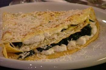 crepe ricotta e spinaci