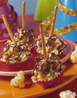 Pop corn caramellati e cioccolato