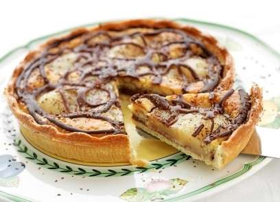 Crostata con pere cioccolato