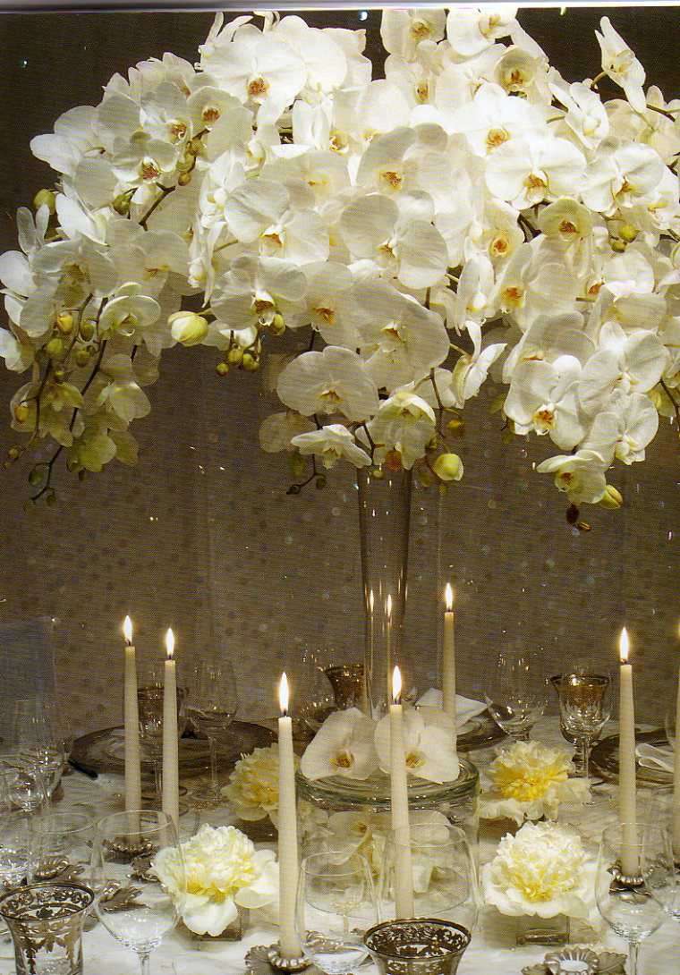 Decorazione per matrimonio con orchidee