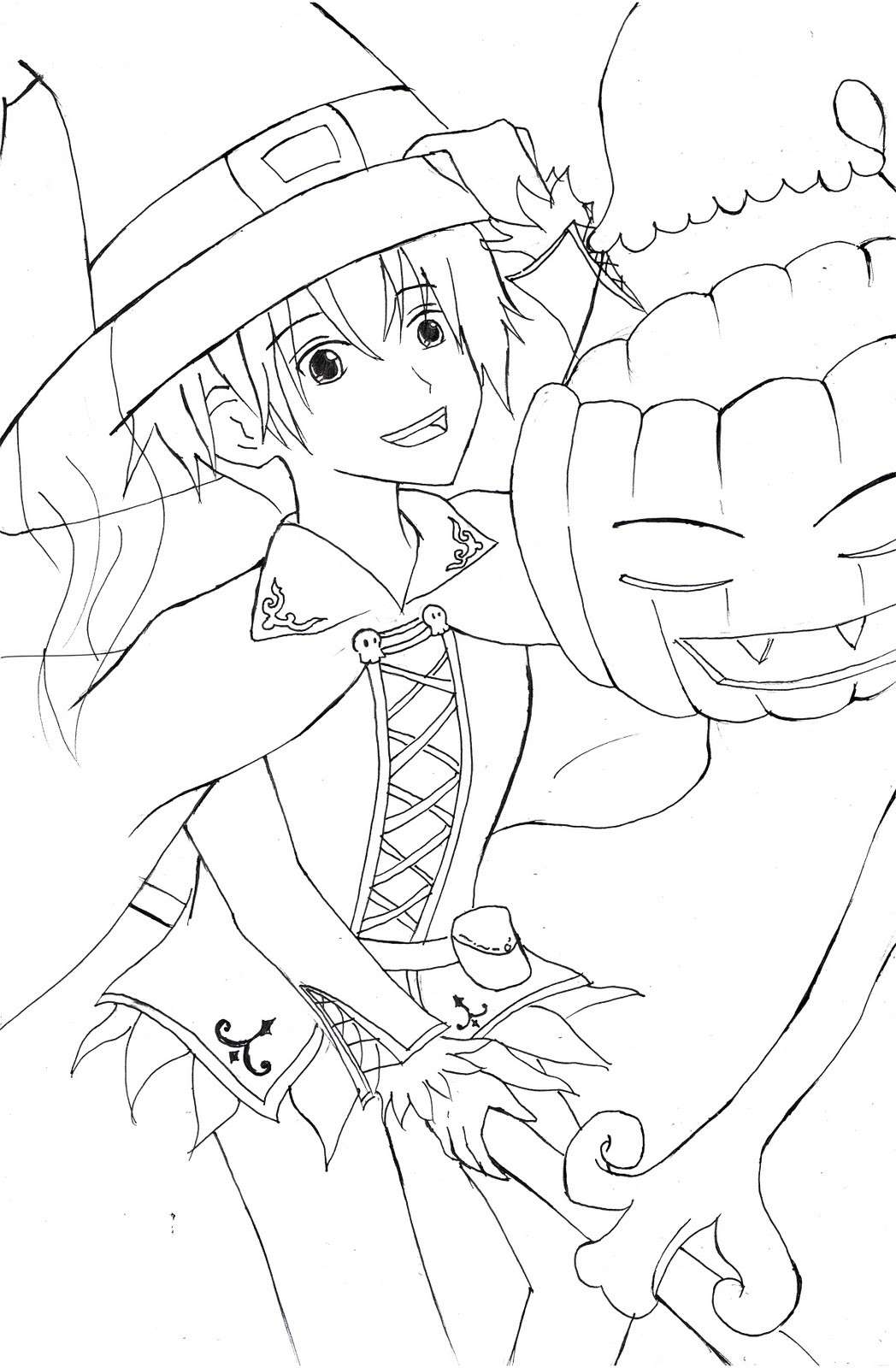 Disegni per Halloween: folletto