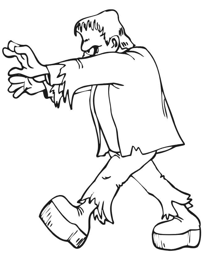 Disegno con Frankenstein