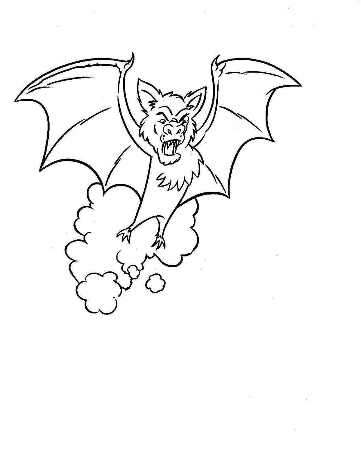 Disegno di pipistrello per Halloween