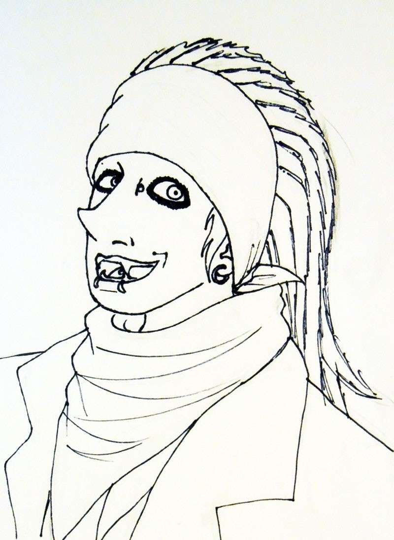 Disegno licantropo per Halloween