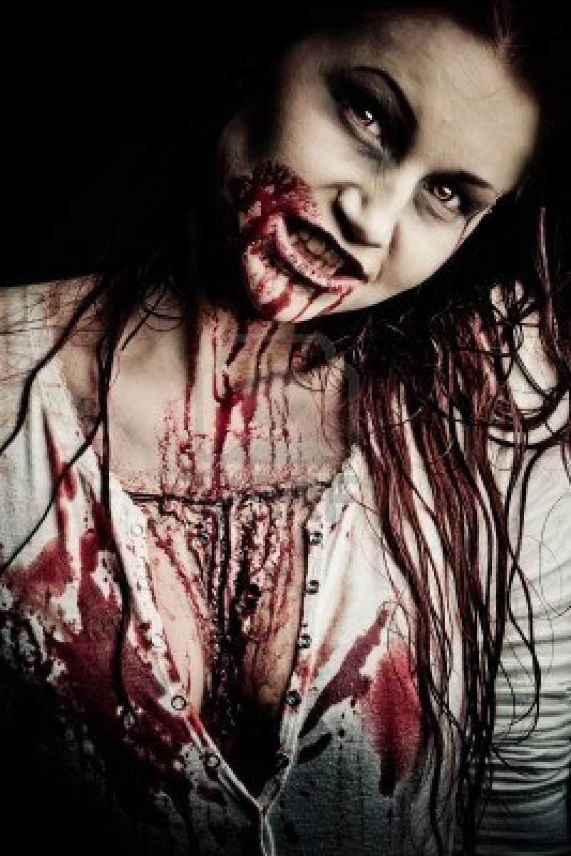 Trucco zombie sanguinario
