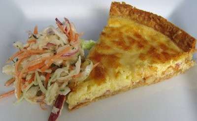 Quiche lorraine fetta