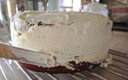 Torta con smarties copertura