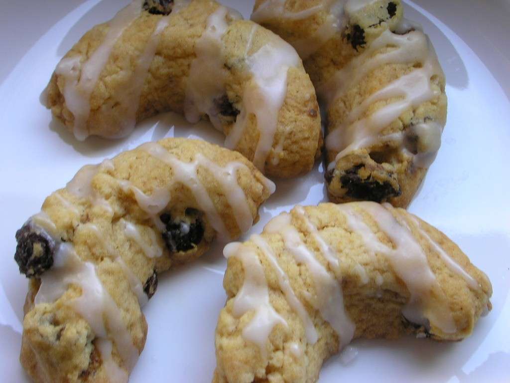 Vanillekipferl con gocce di cioccolata