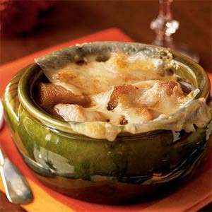 Zuppa di cipolle e formaggio