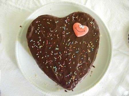 cuore al cioccolato