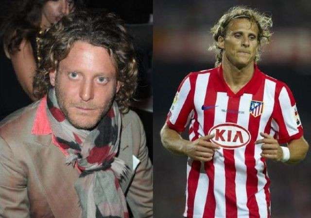 Lapo Elkann e Diego Forlan