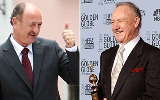 Luiz Felipe Scolari e Gene Hackman