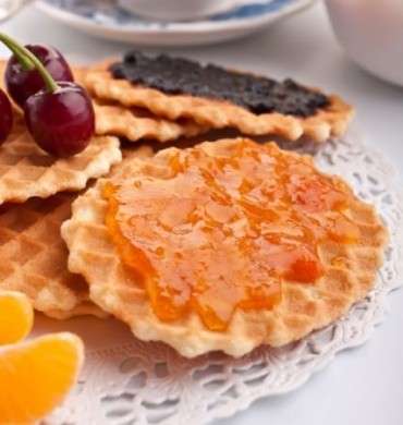 Marmellata e wafflel