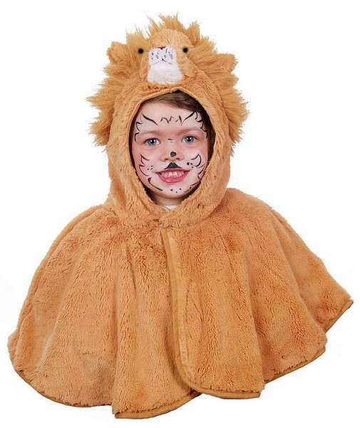 Maschera per Carnevale in peluche da leone