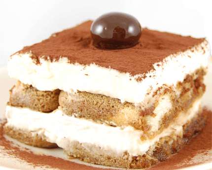 Tiramisù in versione leggera