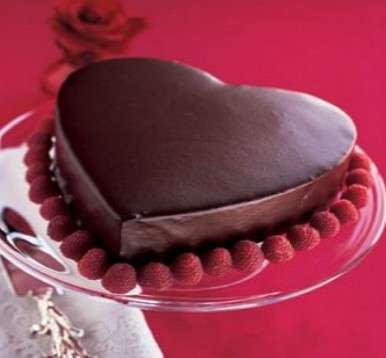 torta al cioccolato per san valentino