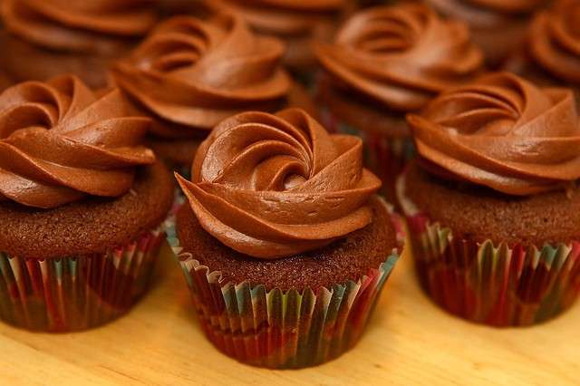 Cupcake al cioccolato al latte