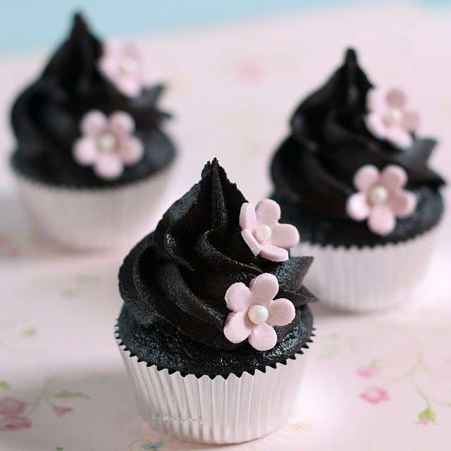 Cupcake al cioccolato extra dark