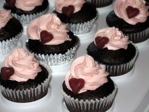 Cupcake al cioccolato per San Valentino