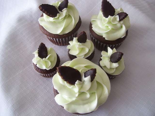 Cupcake cioccolato e menta