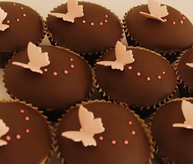 Cupcake ricoperti di cioccolato