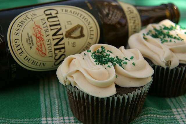 Cupcakes con Guinness e Baileys