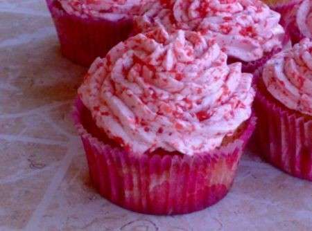 Cupcakes di fragole