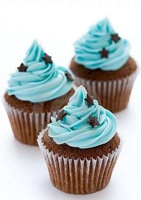 Cupcakes puffi