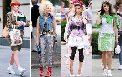 Moda anni '80 esempi look