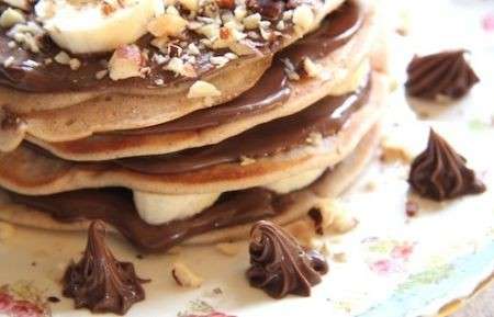 Pancakes con nutella