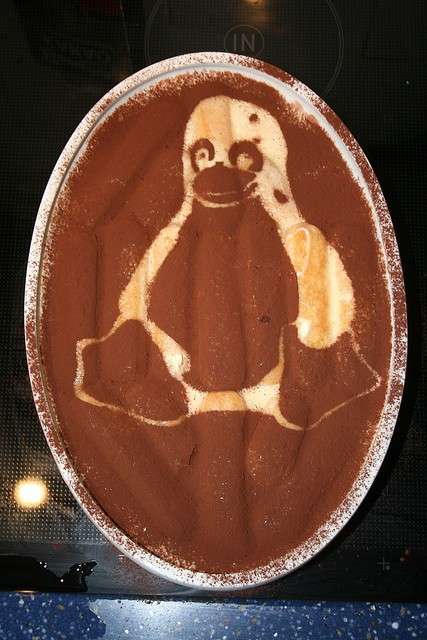 Pinguino su Tiramisù