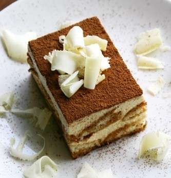 Porzione tiramisù