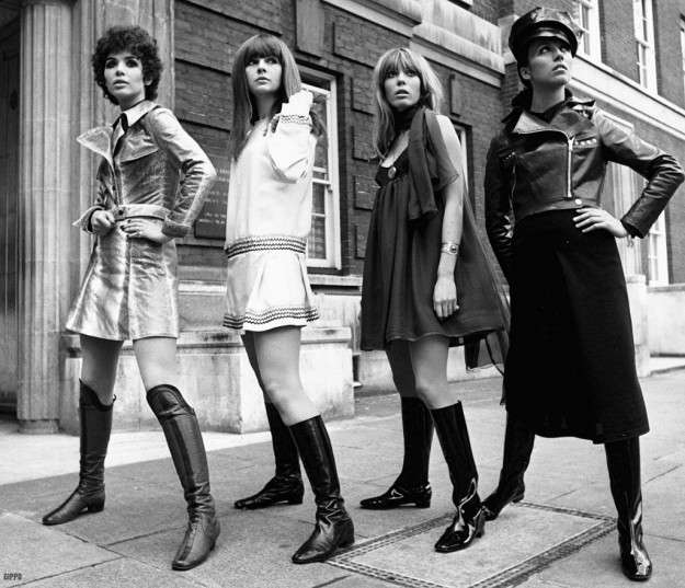 Stivali anni e gonne anni 70