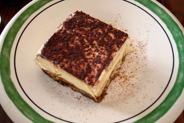 Tiramisù con poco cacao