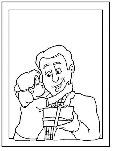 Bacio dolce per la festa del papà
