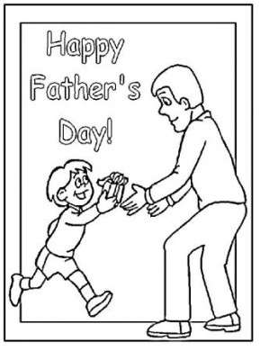 Disegno per la festa del papà classico