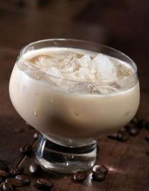 White russian cocktail