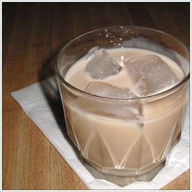 White russian cocktail