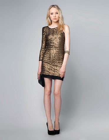 Abito Bershka con paillettes