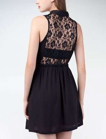 Abito Stradivarius con schiena in pizzo