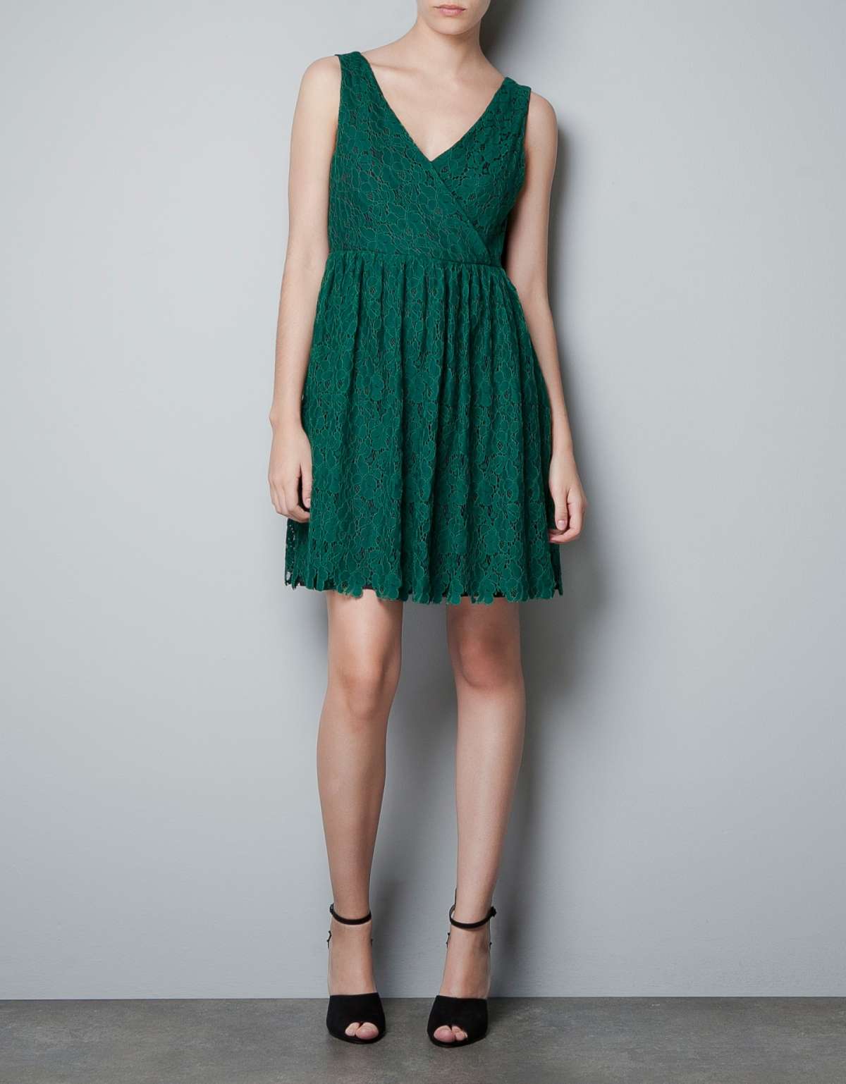 Abito verde Zara