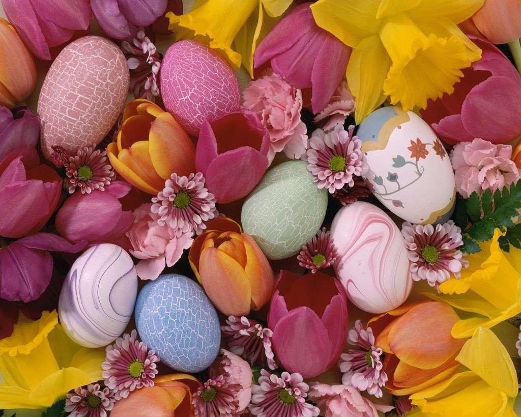 Decorazioni Pasqua fiori centrotavola