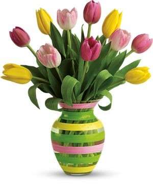 Decorazioni Pasqua fiori tulipani