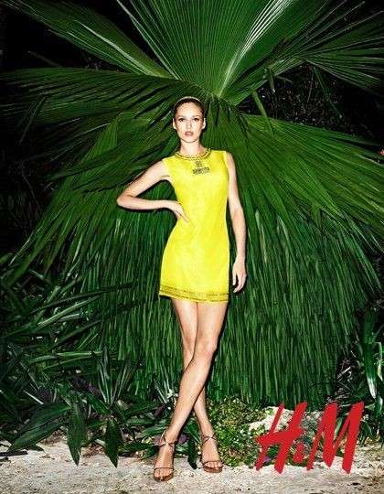 H&M minidress giallo