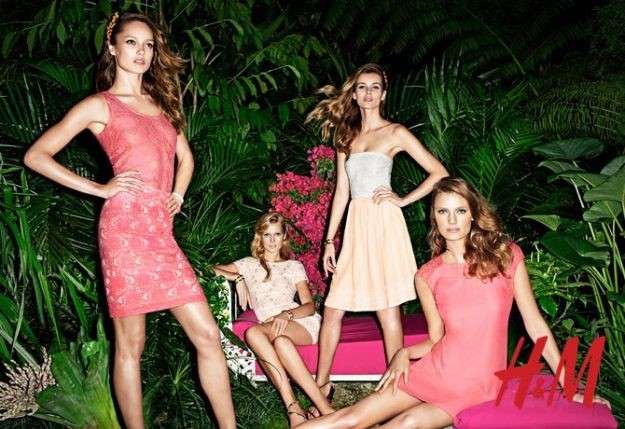 H&M minidress rosa