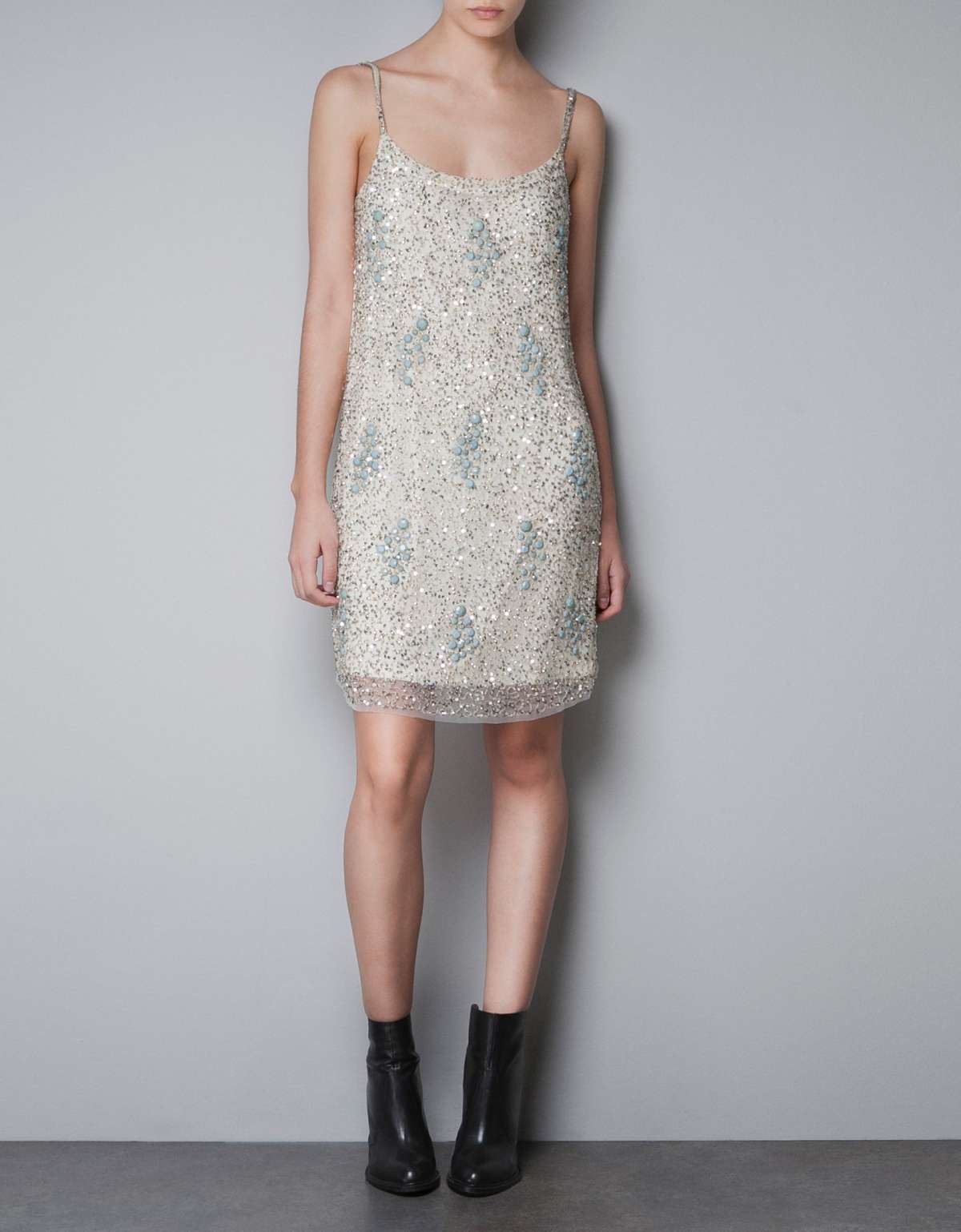 Minidress Zara con paillettes